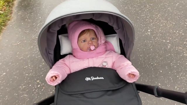 ПРОГУЛКА С РЕБОРНОМ АЛИСОЙ | ТЕСТИРУЕМ НОВУЮ КОЛЯСКУ #reborndoll #rebornbaby #куклареборн