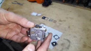 Ремонт, чистка карбюратора Stihl ms 180. Stihl MS 180 carburetor inspection and repair