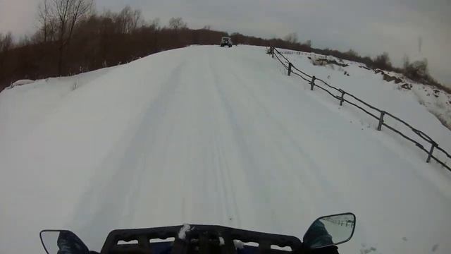 Зимние покатушки на avantis Hunter 200 New Lux (квадроцикл) смотреть онлайн