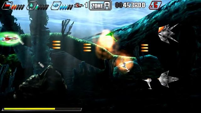 Darius Burst: Second Prologue - Gameplay [PSP] смотреть онлайн