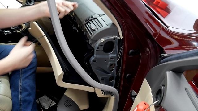 How to install GPS Antenna on top of the car dashboard - VLine System CarPlay Android Auto смотреть онлайн