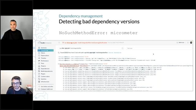 Detecting Bad Dependency Versions - Dependency Management in Microservices with Gradle Enterprise смотреть онлайн