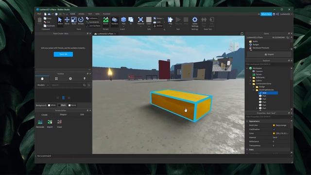 Roblox Studio - How To Change Model Material, Color & Surface Type смотреть онлайн
