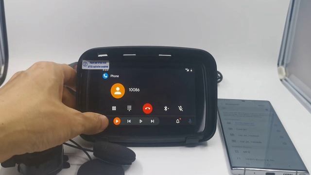 Maxca C5 pro wireless Android auto and BT helmet pairing смотреть онлайн