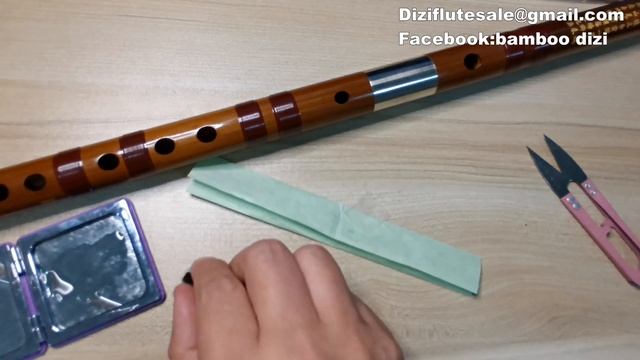 How to paste membrane on Chinese dizi flute(4K video with English subtitle) @Dan Tang смотреть онлайн