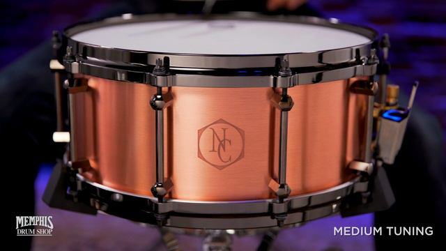 Noble & Cooley 14x6 Copper Snare Drum with Die-Csst Hoops (FGNCCOPPER6DB) смотреть онлайн