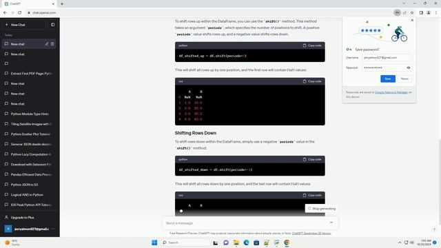 How to shift rows in python pandas dataframe смотреть онлайн