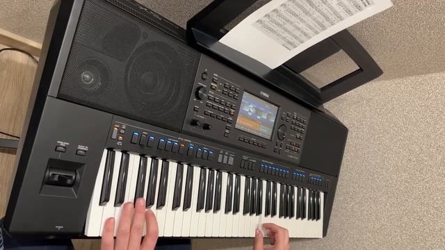 Непогода - Из х/ф Мэри Поппинс до свидания (Remix) - Игра на синтезаторе Yamaha PSR-SX700 смотреть онлайн