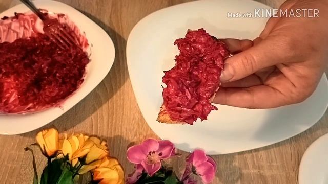 Дешёвая и вкусная закуска с селёдкой! смотреть онлайн