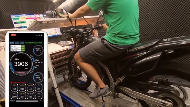 Honda CRF250L with aRacer RCSuper2 & RCMini5 ECU смотреть онлайн