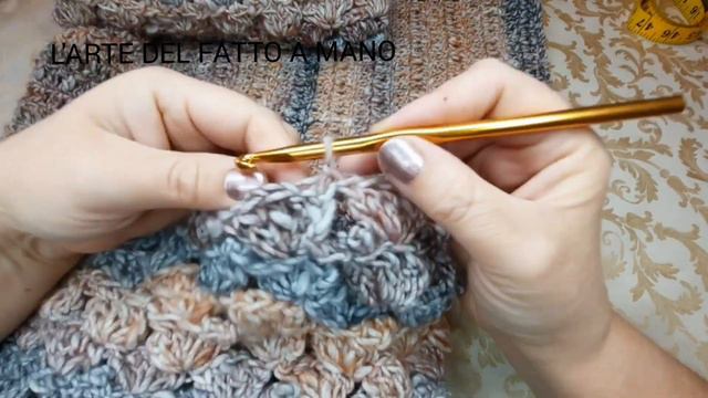 TUTORIAL   GIACCA UNCINETTO   TOPDOWN MAXI  CARDIGAN  CHARLESTON TUTTE LE TAGLIE  .