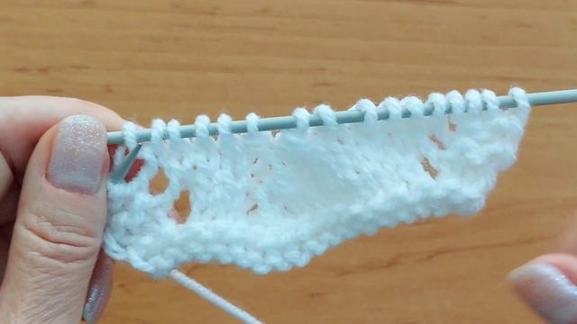 Красивый ажурный узор спицами для жилета, туники , кардигана, платья.