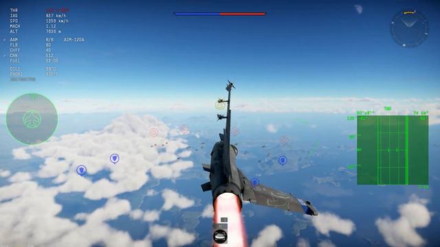 War Thunder - SHOULD or COULD the F-20 TIGERSHARK take the AIM-120 AMRAAM? смотреть онлайн