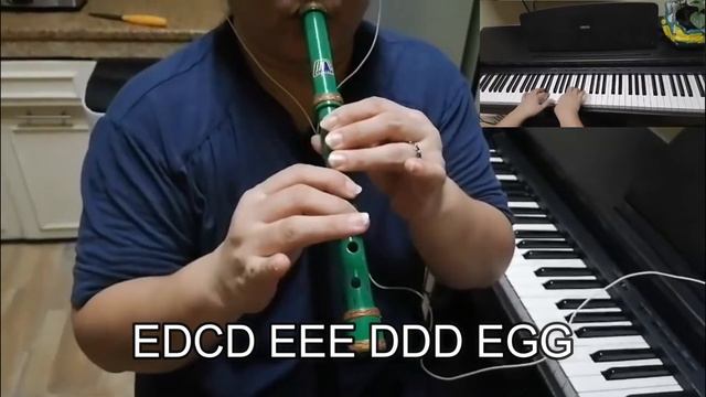 Learn easily how to play MARY HAD A LITTLE LAMB on a bamboo flute. смотреть онлайн