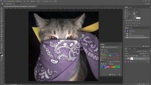 Как поменять любой цвет на чёрный в фотошопе