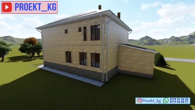 Проект двух этажного дома с гаражом смотреть онлайн