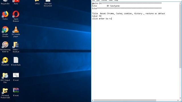 Reset Google Chrome using Script BAT and RUN Comand смотреть онлайн