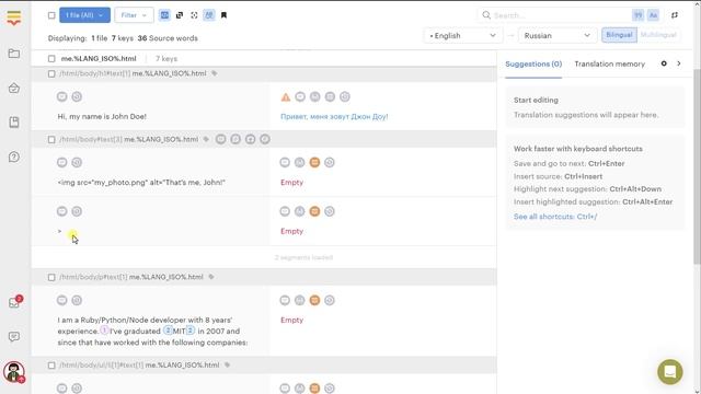 How to translate HTML into different languages смотреть онлайн