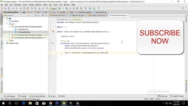How To Pass Data Between Activities #2 (SharedPreference) | Android Studio | смотреть онлайн
