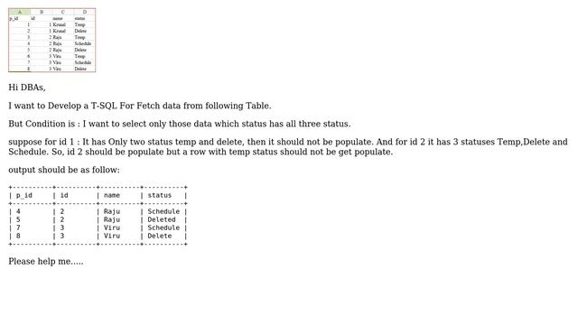 Need Immediate Help To Develope T-SQL смотреть онлайн