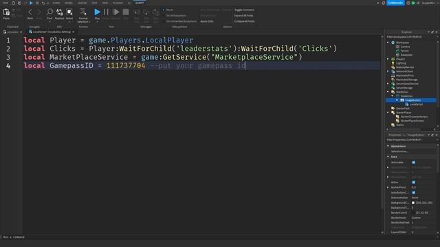 How to make a 2x clicks gamepass (works for GUI) - Roblox Studio смотреть онлайн