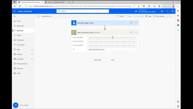 How to Screenshot a Website URL in Power Automate смотреть онлайн