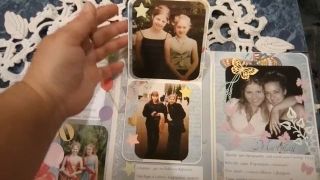 Мини альбом- открытка на юбилей подруге!!!