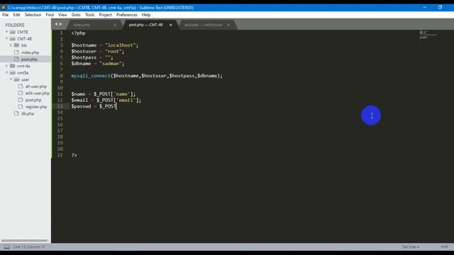 Create Form & Insert Data into Database смотреть онлайн
