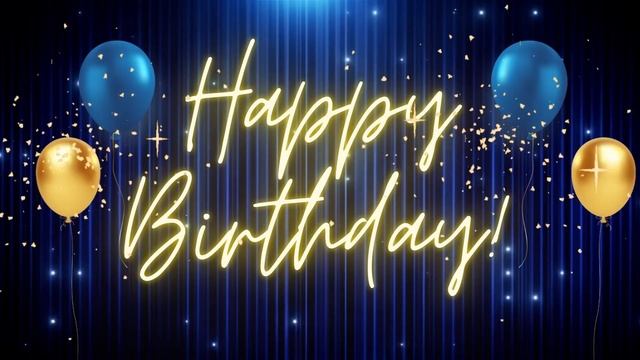 Happy Birthday Background смотреть онлайн