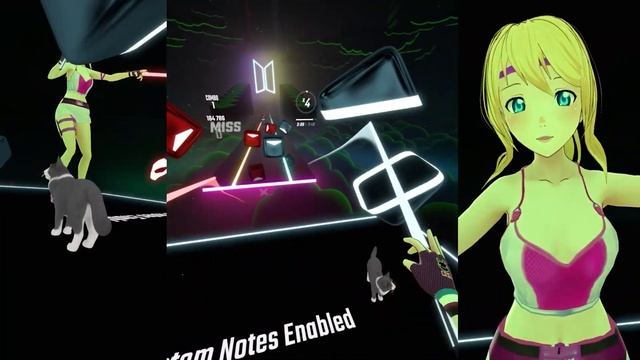 Beat Saber : Emotional Support Platform смотреть онлайн