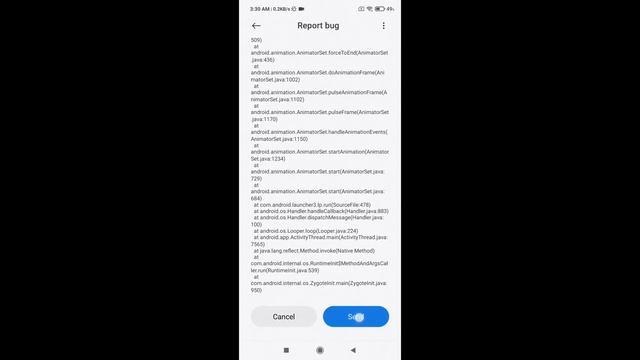 how to fix send bug report to mi for analysis | fix keeps stopping problem смотреть онлайн