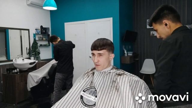 мужкая стрижка кроп (Crop) Джеко барбер