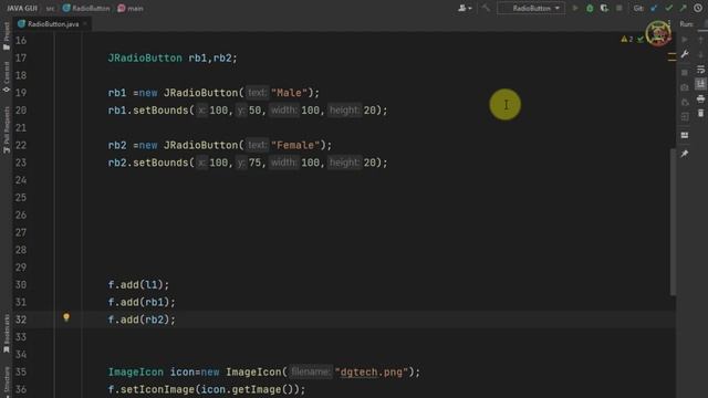 Java GUI #10 Radio button. |Java GUI tutorial in Amharic. смотреть онлайн