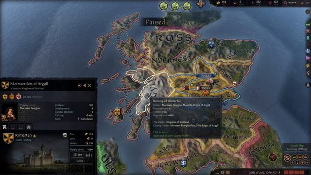 The Fall Of The Scots - Grand Gaels - Let's Play Crusader Kings III: Royal Court [DLC] - 4 смотреть онлайн