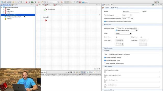 When to use Java Classes in AnyLogic смотреть онлайн