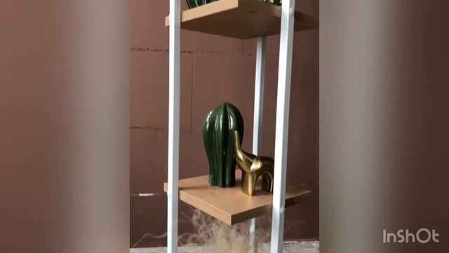 Подставка для цветов напольная в стиле лофт / опора для расстений / этажерка на дачу смотреть онлайн