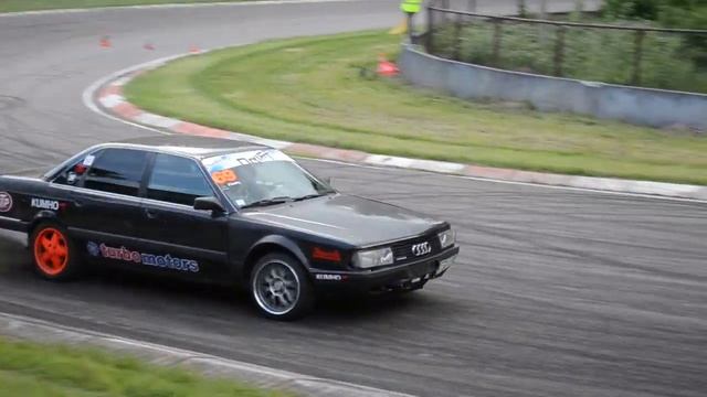 Audi 100 RWD 2.5TDI drift offroad Bikernieki смотреть онлайн