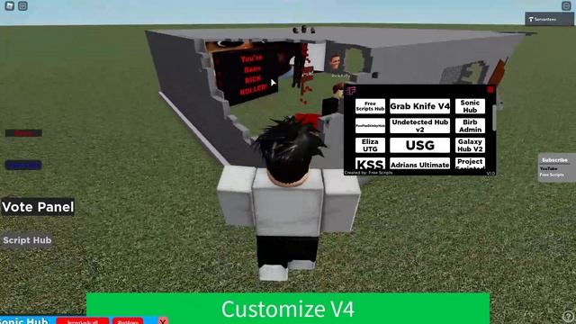ROBLOX Script Showcase Free Scripts Hub v1.0 смотреть онлайн