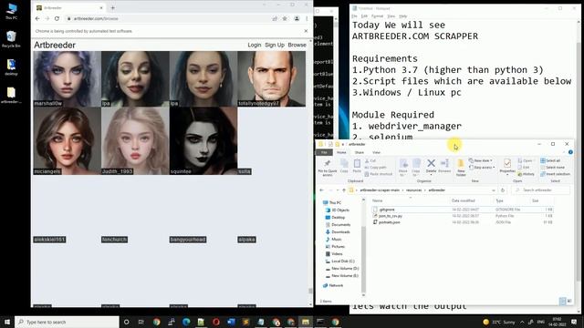 ARTBREEDER.COM SCRAPPER USING PYTHON смотреть онлайн