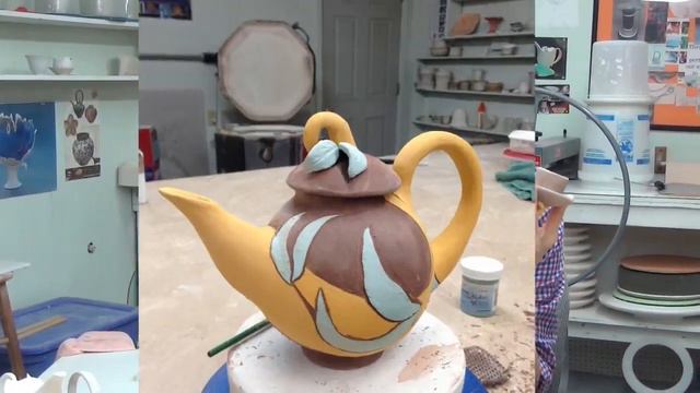 Pinching teapots for beginners e-course with Antoinette Badenhorst | TeachinArt смотреть онлайн