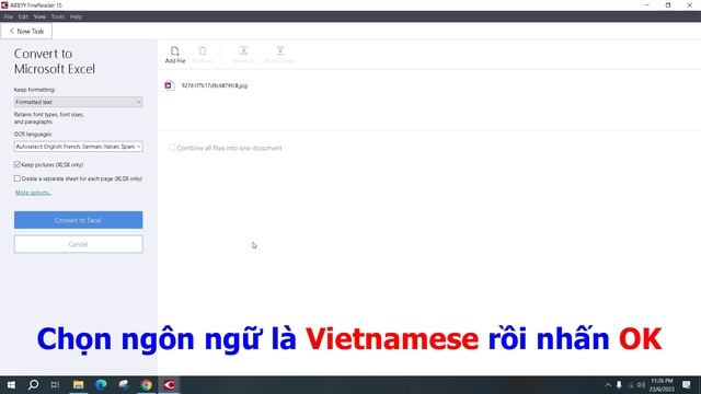 ABBYY FineReader 15 chuyển HÌNH ẢNH sang EXCEL không lỗi Font ❤ Việt Nam Channel ❤ смотреть онлайн