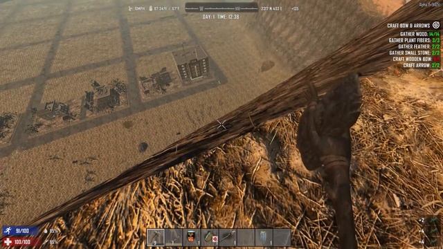 ★ 7 Days to Die alpha 15 Walking Dead mode - pt 1 - single player gameplay (let's play alpha 15) смотреть онлайн