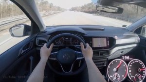 2020 VW T-Cross 1.0 TSI 115 PS TOP SPEED AUTOBAHN DRIVE POV