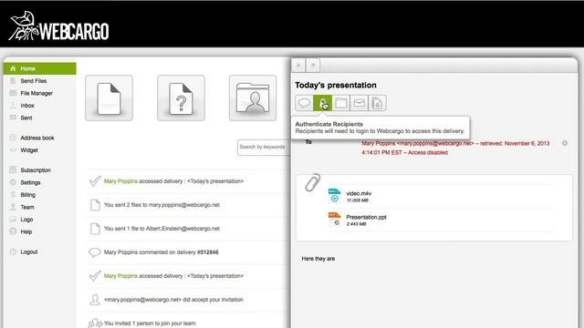 Webcargo Quick Tour смотреть онлайн
