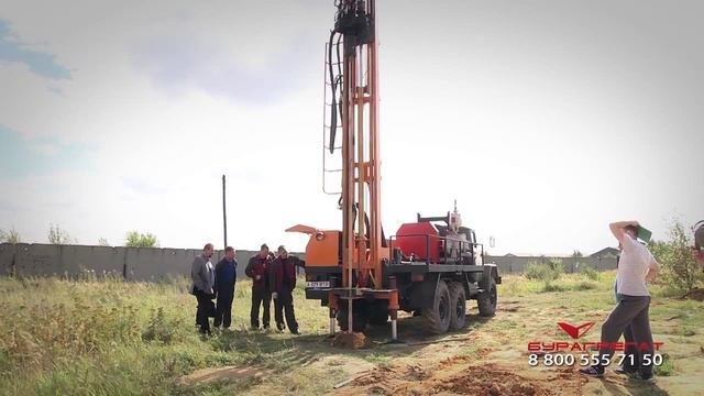 Буровая установка УРБ 2А2 на базе шасси Зил Испытания (Бурaгрегат) смотреть онлайн