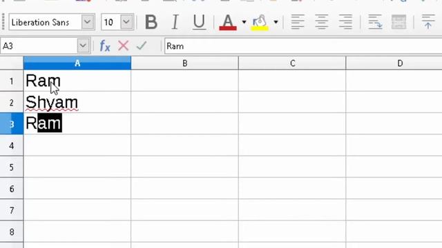 Remove Duplicate data in Libre calc in hindi and englsh смотреть онлайн