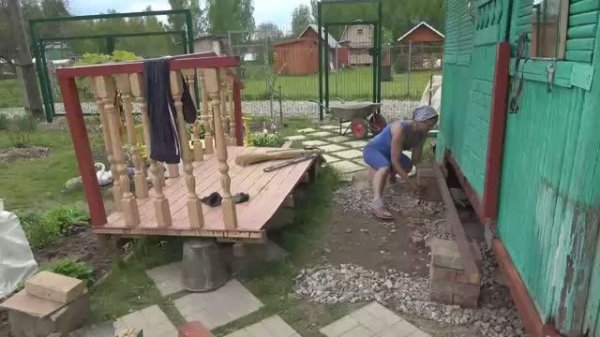 Фундамент для крыльца моими руками. Хроника.