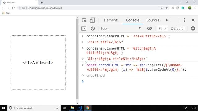 How To Encode HTML With JavaScript смотреть онлайн