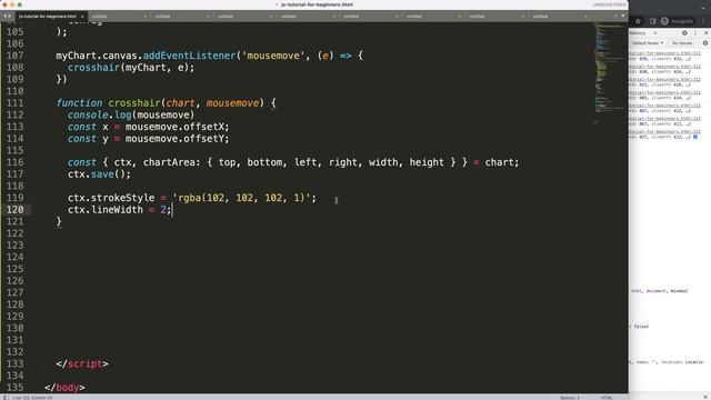 How to Create Horizontal and Vertical Crosshair Lines in Chart JS смотреть онлайн