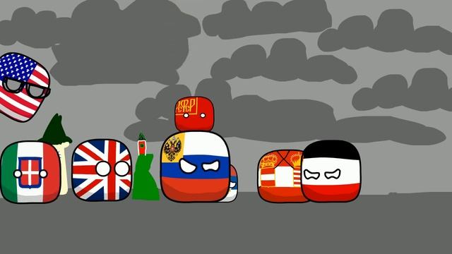 Первая Мировая Война (WWI) - Countryballs смотреть онлайн
